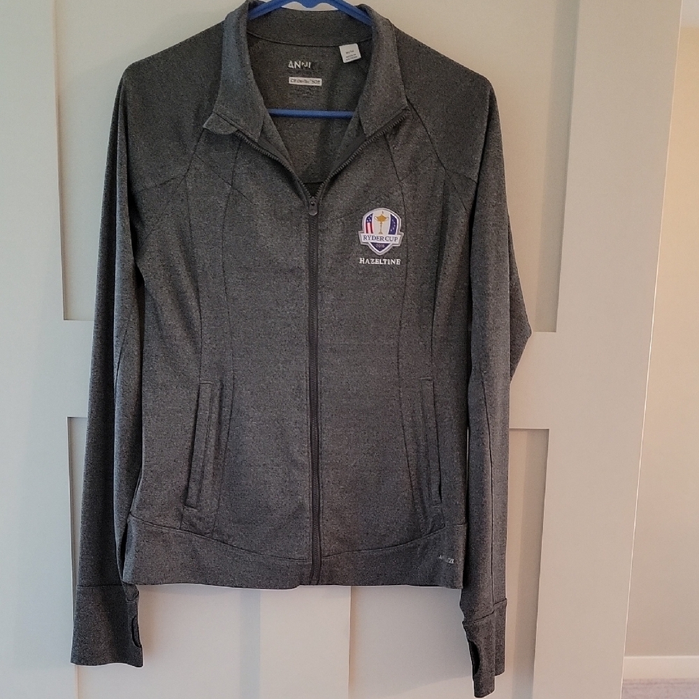 Ryder Cup 2016 Gray Full-Zip Jacket with Embroidered Logo